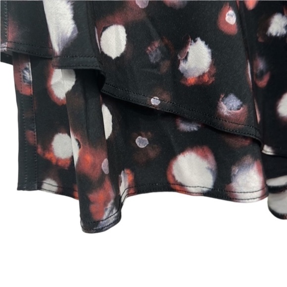 Lululemon Court Rival High Rise Skirt Haze Dot Inverse Orange Multi Skort - Picture 13 of 15